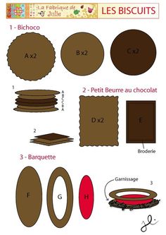 the instructions for making chocolate cake with fondant and icing, including two circles