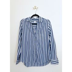 Gap Classic Button Up Shirt With Medium Blue And White Stripes, Size Large. Simple And Flattering. 100% Cotton, Never Worn. Chest Measures 22” Flat, Shoulder To Front Hem Is 26.5”. Feel Free To Ask Any Questions! Gap Summer Tops With Spread Collar, Blue Top With Button Cuffs And Spread Collar, Gap Cotton Button-up Blouse, Casual Daywear Shirt By Gap, Casual Gap Shirt For Daywear, Gap Relaxed Fit Cotton Blouse, Gap Cotton Blouse Relaxed Fit, Gap Tops With Button Closure, Gap Cotton Blouse With Relaxed Fit