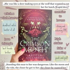 the crimson moth by kristien mccarelli is featured in an article about her novel