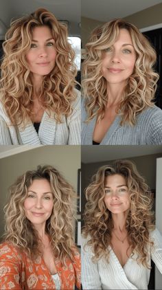 12 Stylish Haircut Ideas for Round Faces: A Comprehensive Guide Perm Round Face, Curly Cuts With Layers, Bob With Choppy Layers, Haircuts For Naturally Wavy Hair, Perm Ideas, Blonde Light Brown Hair, Hairstyle Hacks, Hair Cut Guide, Wave Perm