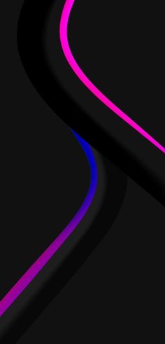 an abstract black and pink background with curved lines