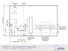 an electrical drawing shows the layout of a room