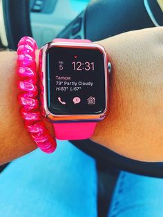 Preppy Apple Watch Bands, Girly Apple Watch, Apple Watch Face Ideas, Apple Watch Pink, Apple Watch Ideas