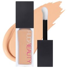 #FauxFilter Luminous Matte Buildable Coverage Crease Proof Concealer - HUDA BEAUTY | Sephora Yogurt Drops, Waterproof Concealer, Best Concealer, Makeup Concealer, Matte Foundation, Beauty Awards, Mineral Oil, Almond Oil