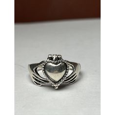 This Exquisite Ring Is A True Masterpiece In The World Of Fine Jewelry. Crafted From High-Quality 925 Silver, This Poison Ring Is A Unique Addition To Your Collection. The Ring Features A Heart-Shaped Design And A Pillbox That Can Be Used For Storing Small Items. The Ring Size Is 10, And It Can Be Worn By Both Men And Women. The Metal Purity Of This Ring Is 925, And It Comes In A Beautiful Silver Color. The Ring Does Not Feature Any Diamonds Or Gemstones, Making It An Ideal Choice For Those Who Classic Silver Sterling Heart Ring, Silver Heart Ring With Polished Finish Gift, Silver Heart Ring With Polished Finish, Classic Silver Heart Ring For Formal Occasions, Silver 925 Stamped Heart Ring As Gift, Sterling Silver Heart Promise Ring, Silver Heirloom Heart Ring Gift, Classic Heart Ring Stamped 925 As Gift, Classic 925 Stamped Heart Ring For Gift