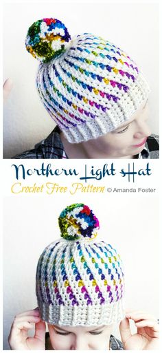 the crochet free pattern for this hat is easy to make and looks great