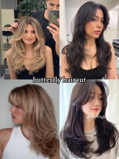 Layered Shaggy Long Hair, Types Of Layered Haircut, Hair Cuts For Long Hair With Layers, Fairy Haircut, Types Of Haircuts, Aesthetic Hairstyles