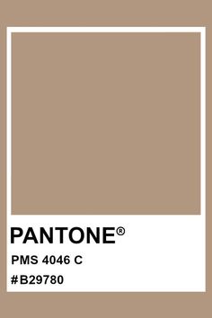 the pantone color is shown in this image