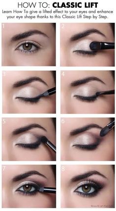 13+ Makeup Hacks That Will Change Your Beauty Routine Hooded Eye Makeup Tutorial, Natural Eye Makeup Tutorial, Applying Eye Makeup, Makeup For, Smokey Eye Makeup Tutorial, Makeup Tutorial Eyeshadow