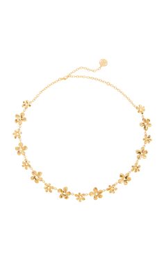 Oscar de la Renta - Women's Flower Pill Necklace - Gold - OS - Only At Moda Operandi - Gifts For Her Pill Necklace, Crown Jewels, Lovely Jewellery, Gold Flowers, Necklace Gold, Moda Operandi, Fashion Collection, Jewelry Watches, Floral Design