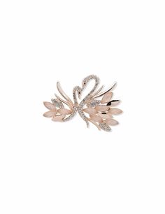 Anne Klein Rose Gold-Tone and Crystal Swan Pin 2 Swans, Swan Jewelry, Swan Brooch, Swans, Vintage Jewellery, Cleaning Jewelry, Anne Klein, Base Metal, Spring Outfit