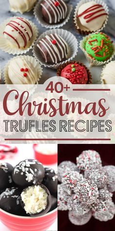 46 Best Christmas Truffles Recipes You’ll Love Christmas Baking White Chocolate, Desserts Recipes For Christmas, Meals That Fill You Up, Holiday Cake Balls Christmas, Sweet Appetizers For Christmas Party, Homemade Truffles Easy, Dairy Free Truffles Recipe, Brandy Truffles Recipe, Chocolate Bourbon Truffles