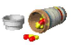 an object is shown in pixel art and looks like it has been made out of paper