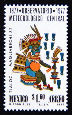 a postage stamp with an image of a mexican dancer