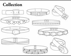 a collection of different types of bracelets