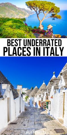 the best places to visit in italy with text overlay