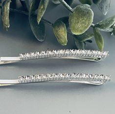 "Clear crystal rhinestone approximately 3.0\" large Silver tone hair pins 2 pc set wedding bridal shower engagement formal princess accessory accessories The Hairdazzzel Accessory brings out the beauty and style within. Handcrafted from high-quality beads crystal ,Rhinestone every piece from the hairdazzzel hair Jewelry collection is designed to emphasize and accentuate your individual personality. More than something you'll wear once and forget, your unique hair Jewelry hair accessories will be Formal Ideas, Side Comb, Hair Accessories Collection, Unique Hair, Jewelry Hair, Wedding Bridal Party, Tone Hair, Keepsake Jewelry, Hair Vine