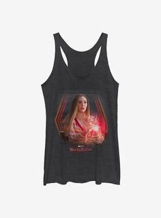 Marvel WandaVision Wanda's Powers Womens Tank Top Wandavision Wanda, The Scarlet Witch, Witch Girl, Womens Tank Top, Black Widow Marvel, Black Panther Marvel, Power Girl, Tank Girl