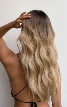 Warm Blonde Hair, Ombre Hair Blonde, Honey Blonde Hair, Blonde Hair Inspiration, Balayage Hair Blonde, Blonde Hair Looks