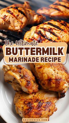 Buttermilk marinade Recipe Chicken In Buttermilk Recipes, Tender Chicken Marinade, Chicken Marinade With Buttermilk, Chicken Recipes With Buttermilk, Grilled Buttermilk Chicken, Chicken In Buttermilk Marinade, Chicken Marinated In Buttermilk, Buttermilk Recipes Chicken, Homemade Marinades For Chicken