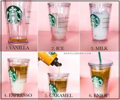 instructions for how to make starbucks latte