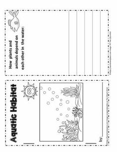 a printable bookmark with an image of a fish and sun on the cover