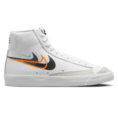 Nike Blazer Mid 77 Men, Nike Blazer Mid 77 White, White Sneakers Nike, Black Friday Shoes, Women Carhartt, Nike Skateboarding, Nike Blazer Mid 77, White High Tops, Nike Blazer Mid