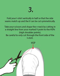 the instructions for how to cut fabric with scissors