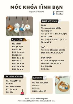 the instructions for how to make an animal keychain