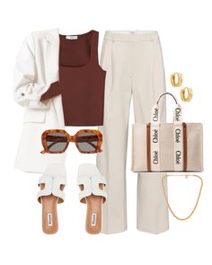 Polyvore Outfits Casual, Soft Feminine Outfits, Feminine Outfit, Polyvore Outfits, Vest Top, Spring Summer Outfits