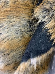 "Faux Fake Fur Animal Long Pile Fabric is a unique type of fur that has a two tone color design through out the fabric. The width of the fabric is 60\" (inches) and has a Pile Length of 2.5\" (inches). Faux Fake Fur Animal Long Pile Fabric is very durable, unmatched in warmth, and very easy to take care of. You can also select from a wide variety of common fur colors to shades not found among animal furs. Either way, by selecting Faux Fake Fur Animal Long Pile Fabric you are getting the best pro Gold Animals, Animal Fur, Fur Clothing, Fur Fabric, Faux Fur Fabric, Fake Fur, Fur Fabrics, Sequin Fabric, Coat Fashion