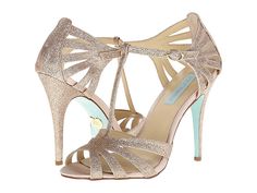 Blue by Betsey Johnson Tee High Heels Champagne Bride Things, Teal Heels, Blue By Betsey Johnson, Blue Bridal, Betsy Johnson