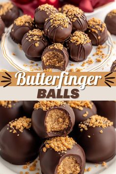 Butterfingers Balls, Butterfinger Balls Recipe, Butterfinger Balls, Butterfinger Bars, Truffle Recipes, Cooking Desserts, Candy Bar Cookies, Candy Recipe