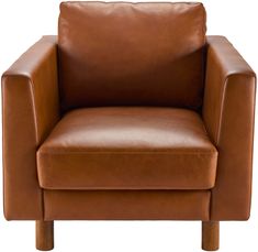 Surya Fitz Modern Cognac Brown Leather Square Arm Accent Chair Traditional Accent Chair, Brown Accent Chair, Wood Knife, Rustic Traditional, Traditional Rustic, Modern Accent Chair, Outdoor Bar Stools, Upholstered Arm Chair, Modern Accents