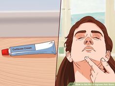 3 Ways to Get Rid of Ingrown Hair Scars - wikiHow Getting Rid Of Scars, Healthy Life Hacks, Green Tea Bags, Laser Surgery, Ingrown Hairs, Lightening Creams, Vitamins For Skin, Hair Removal Cream