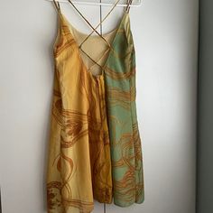 Beautiful Boho Slip Dress With Cross Straps *New* * Brand New * Size : L ( 14 ) Never Worn, Beautiful , Unique , Boho , Flowy , Breathable, Slip Dress, Vintage Aesthetic, Art , Flower ** Closet Clean Out ** Discounting On Bundles Orange A-line Vacation Dress, Orange Tie Back Dress For Brunch, Orange Mini Length Summer Dress, Summer Mini Length Orange Dress, Summer Orange Mini Dress, Retro Orange Summer Dress, Orange A-line Midi Dress For Summer, Orange A-line Midi Summer Dress, Vintage Orange Midi Dress For Summer