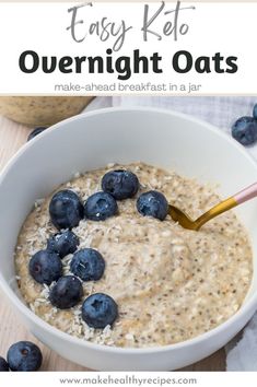 Kick off your mornings with our vegan keto overnight oats crafted with almond milk. This jar is a haven of health benefits—dairy-free, gluten-free, and full of chia seeds. It's the perfect pick for those looking to maintain a healthy diet without sacrificing flavor or texture. Get ready to enjoy a wholesome, nutritious breakfast that sets the tone for a productive day. Keto Overnight Oats In A Jar, Keto Overnight Oats, Overnight Oats With Chia Seeds, Oats With Chia Seeds, Dairy Free Overnight Oats, Overnight Oats With Chia, Breakfast In A Jar, Protein Packed Meals, Oats Recipe