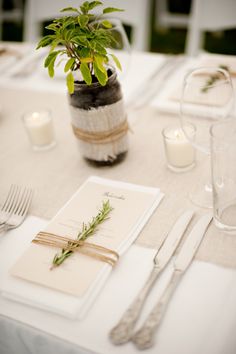 an image of a table setting with place settings