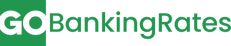 the go banking rate logo is shown in green and white