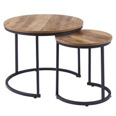 CO-Z 2 - Piece Living Room Table Set & Reviews | Wayfair.co.uk Coffee Table Living Room Modern, Industrial Room, Coffee Sofa, Living Room Table Sets, Nesting Coffee Tables, Back To Home, Sofa Side Table, Side Table Wood, Sofa Tables