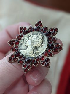 "➳Please refer to the SHOP ANNOUNCEMENT for current information regarding shipping➳ ➳Please be sure to read the shop policies for important information: https://www.etsy.com/shop/ArtemisAndtheStag#policies ➳Description➳ This beautiful brooch is a very special piece that I am releasing from my personal jewelry collection. In the center is a medallion of the goddess Artemis (Diana). She is depicted with the tiny crescent moon on her forehead and her bow & quiver along the edge. This medallion Diana The Huntress, Goddess Artemis, Bow Quiver, The Huntress, Types Of Pins, Personal Jewelry, Quiver, Gold Wash, The Goddess