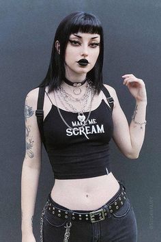 Perky Goth, Black Lipstick, Alt Girls, Goth Women, Goth Beauty, Grunge Goth, Gothic Girls