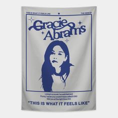 the poster for grace adams's show, this is what it feels like