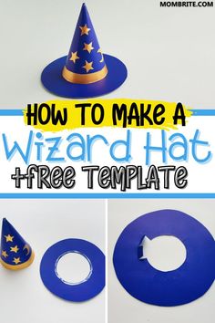 how to make a wizard hat with free template