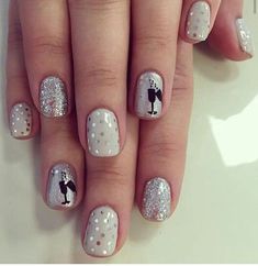 Pedicure Inspiration, January Nail Designs