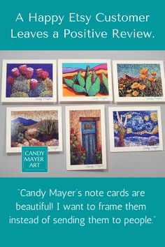 the front cover of candy mayer's new cards