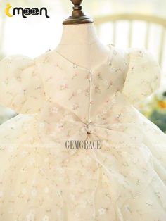 10% off now|Free shipping world-wide. Beautiful Little Flowers Champagne Rustic Flower Girl Dress at GemGrace. Click to learn our pro custom-made service for wedding dress, formal dress. View #FlowerGirlDresses for more ideas.