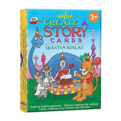 the children's story card game is shown