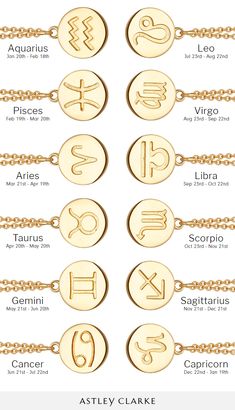 Astley Clarke | FREE Delivery Worldwide | Zodiac Pendant | Gold Necklace | Engravable | Horoscope Necklace Zodiac Accessories, Symbolic Zodiac Sign Jewelry, Polymer Clay Beads Diy, Zodiac Signs Pendant, Xoxo Jewelry, Creative Necklace, Astrology Jewelry