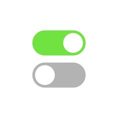 an image of a green button on a white background